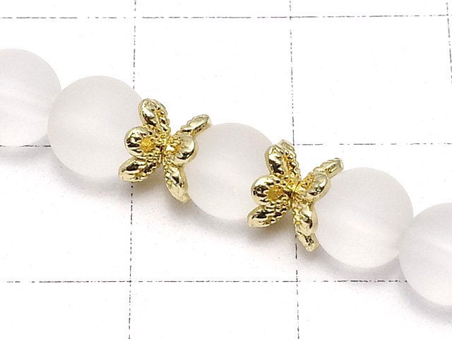 Pièces métalliques Embout de perle 5x5x2mm Couleur or 10pcs