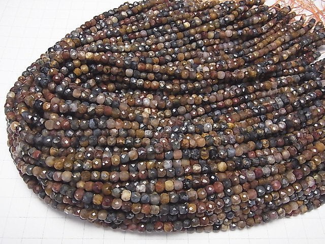 High Quality! Pietersite AAA- Cube Shape 4x4x4mm 1strand beads (aprx.15inch / 38cm)