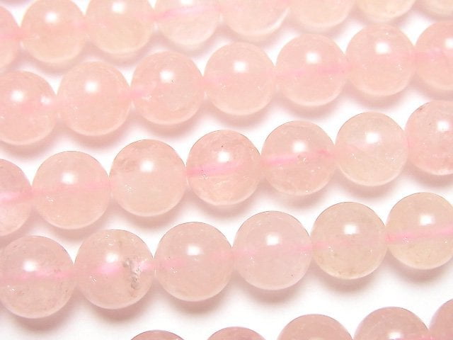 Morganite, Round Gemstone Beads