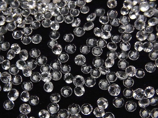 Hochwertiger Morganit AAA lose Stein rund facettiert 3x3mm 5 Stück