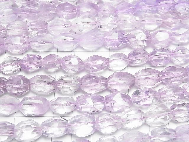 Rosa Amethyst AA++ facettierter Nugget halb oder 1 Strang Perlen (ca. 15 Zoll / 37 cm)