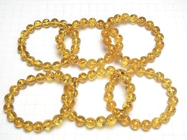 Baltisches Bernstein Rund 10mm Helle Farbe Armband
