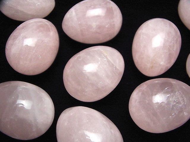 Rosenquarz AA++ Nugget (ungebohrt) 40x30 mm 1 Stück