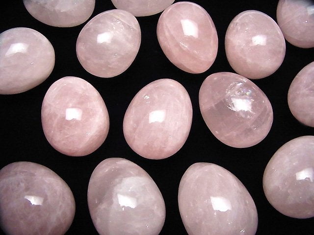 Rosenquarz AA++ Nugget (ungebohrt) 40x30 mm 1 Stück