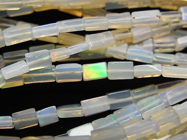 Opal, Rectangle Gemstone Beads