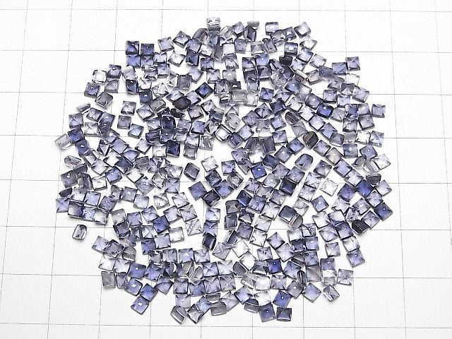 Hochwertiger Iolith AAA- Zuckerhut-Schliff 3x3mm 20 Stück