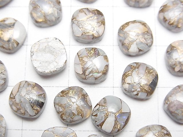 Copper Opal AAA Square Cabochon 8x8mm 5pcs
