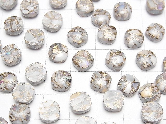 Copper Opal AAA Square Cabochon 8x8mm 5pcs