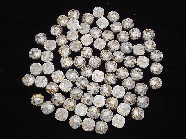 Copper Opal AAA Square Cabochon 8x8mm 5pcs
