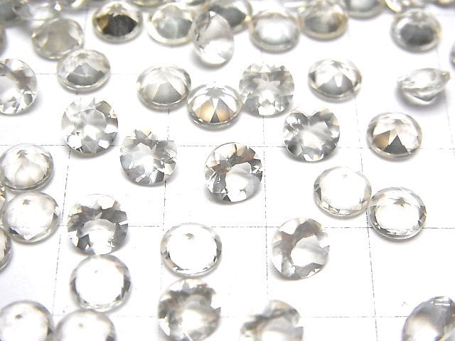 Hochwertiger goldener Labradorit AAA Lose Stein Rund Facettiert 6x6mm 3Stücke