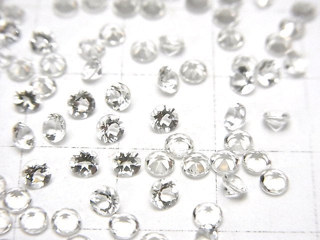 Hochwertiger Scapolith Lose Stein Rund Facettiert 3x3mm 5Stk