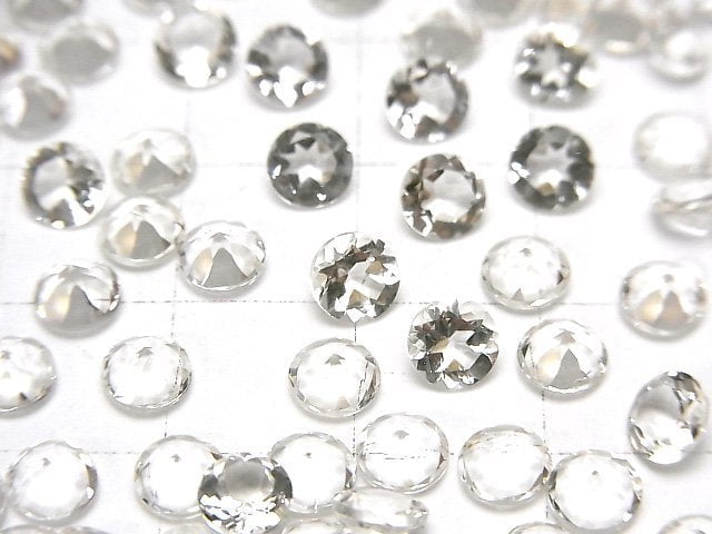 High Quality Scapolite Loose stone Round Faceted 5x5mm 3pcs