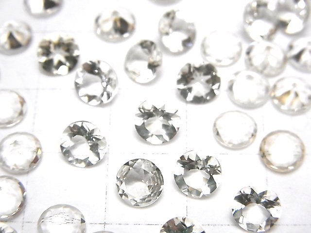 High Quality Scapolite Loose stone Round Faceted 6x6mm 2pcs