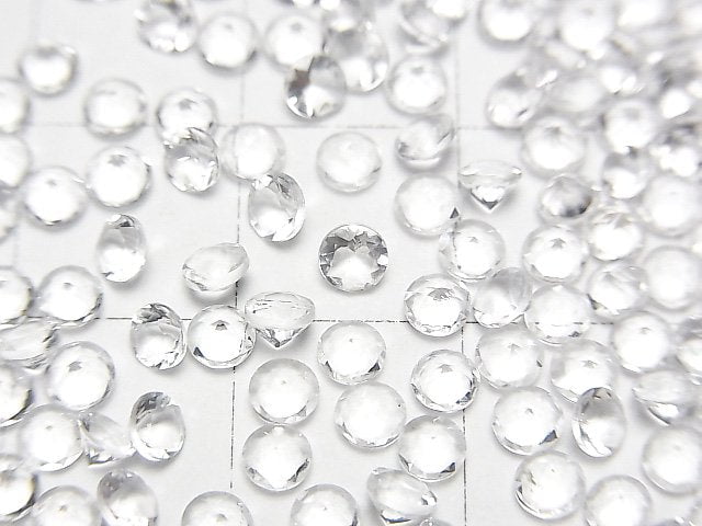 高品質水蛋白石 AAA 裸石 圓刻面 3x3mm 8顆