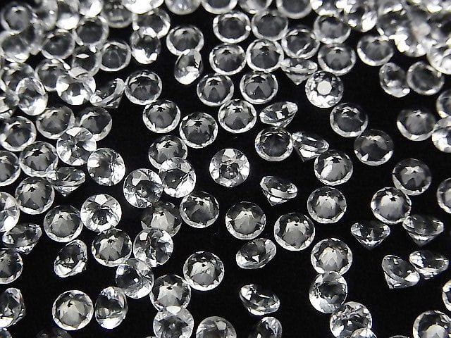 Hochwertiger Hyalit-Opal AAA lose Stein rund facettiert 4x4mm 4 Stück