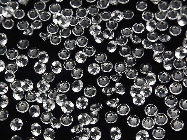 Hochwertiger Hyalit-Opal AAA lose Stein rund facettiert 4x4mm 4 Stück
