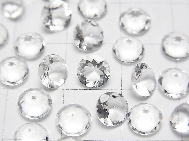 高品質琉璃蛋白石 AAA 裸石 圓刻面 6x6mm 2顆