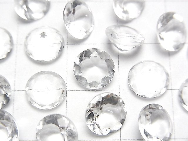 Hochwertiger Hyalit-Opal AAA lose Stein rund facettiert 8x8mm 1Stk