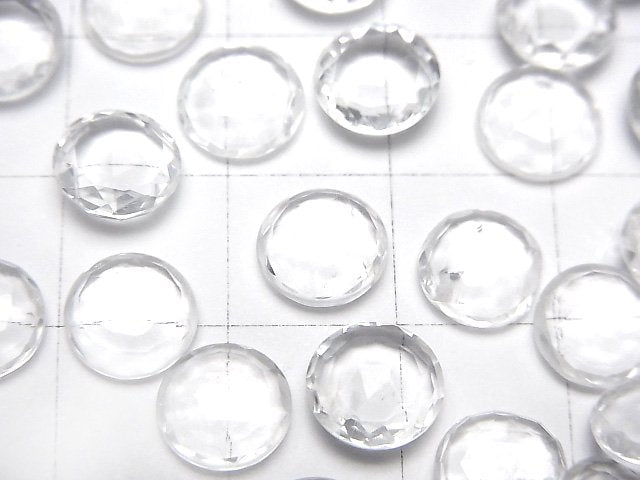 高品質的透視蛋白石 AAA- 圓形玫瑰切割 8x8mm 1顆