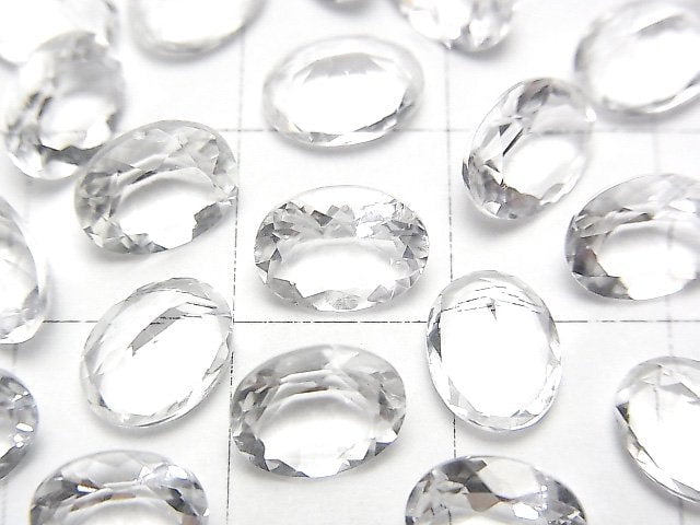 高品質玻璃石蛋白石 AAA 裸石 橢圓刻面 8x6mm 1顆