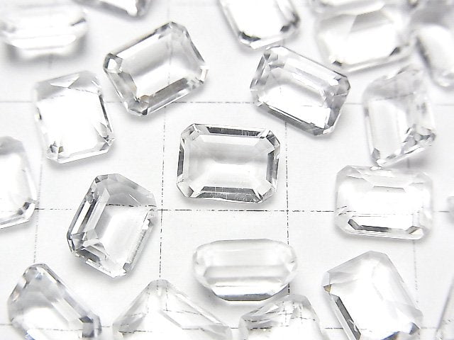 高品質玻質蛋白石 AAA 裸石 矩形刻面 8x6mm 1顆