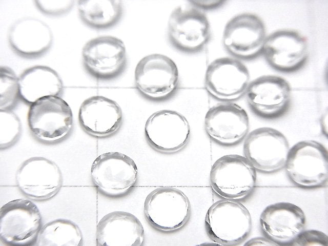 高品質透光蛋白石 AAA 圓形玫瑰切割 4x4mm 5顆
