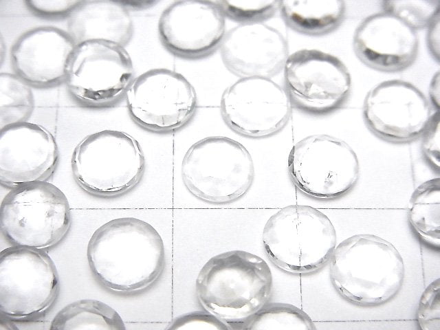高品質水矽石蛋白石 AAA - 圓形玫瑰切割 6x6mm 2顆