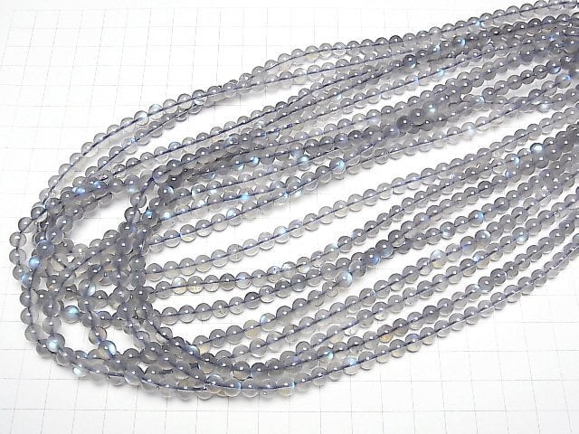 Hochwertiger blauer Labradorit AAA Runde 6mm 1Strang Perlen (ca. 20 Zoll/51 cm)