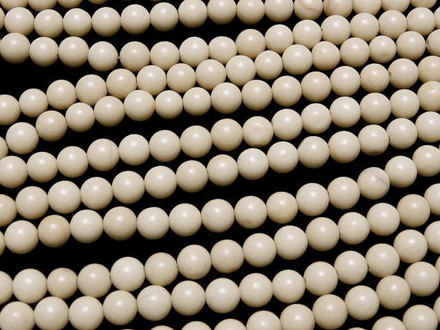 Riverstone Round 6.5mm 1strand beads (aprx.15inch/36cm)