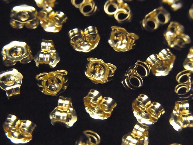 14KGF 耳堵 5x4.5mm 2件 (1對)