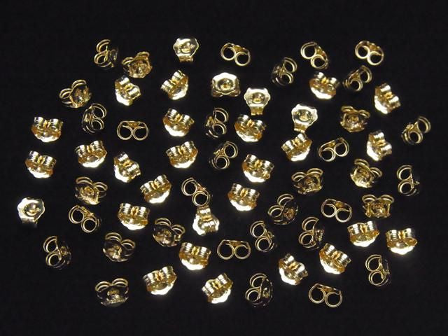 14KGF 耳堵 5x4.5mm 2件 (1對)