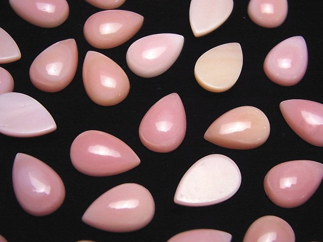 Königin Conch-Schale AAA Tropfenform Cabochon 12x8mm 2 Stück