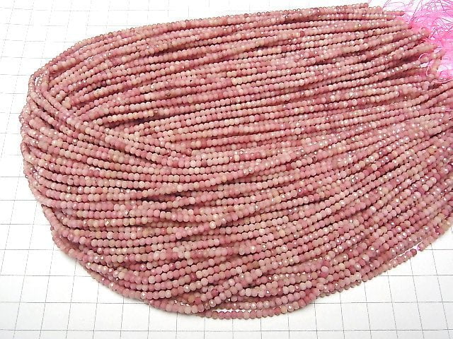 Hochwertiger! Silikatischer Schiefer AA++ facettierte Knopf-Rondelle 3x3x2mm 1 Strang Perlen (ca. 15 Zoll/37 cm)