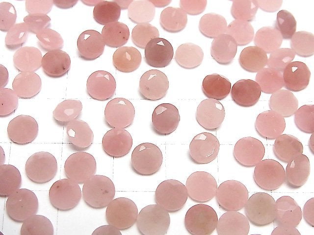 Guava Quarz AAA Lose Steine Rund Facettiert 6x6mm 3 Stück