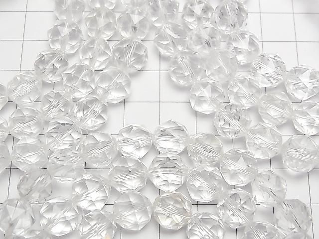 水晶 AAA 級刻面圓珠 10 毫米 1 串(手鍊)高品質!