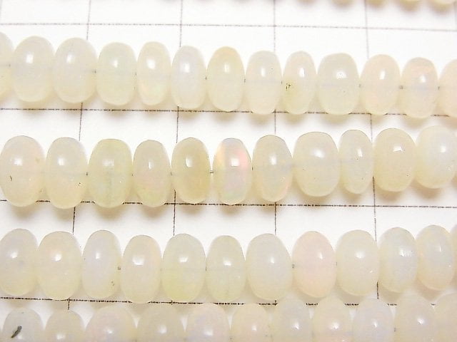 衣索比亞蛋白石 AA++ 刻面圓珠 1串 (約17英吋/42公分)