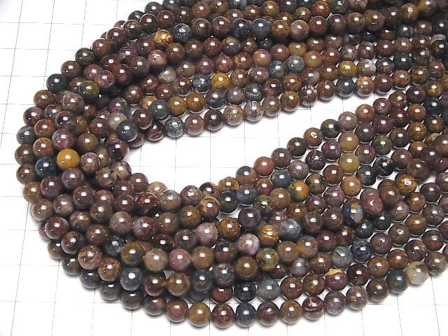 Pietersite AA++ Round 6mm 1strand beads (aprx.15inch/37cm)