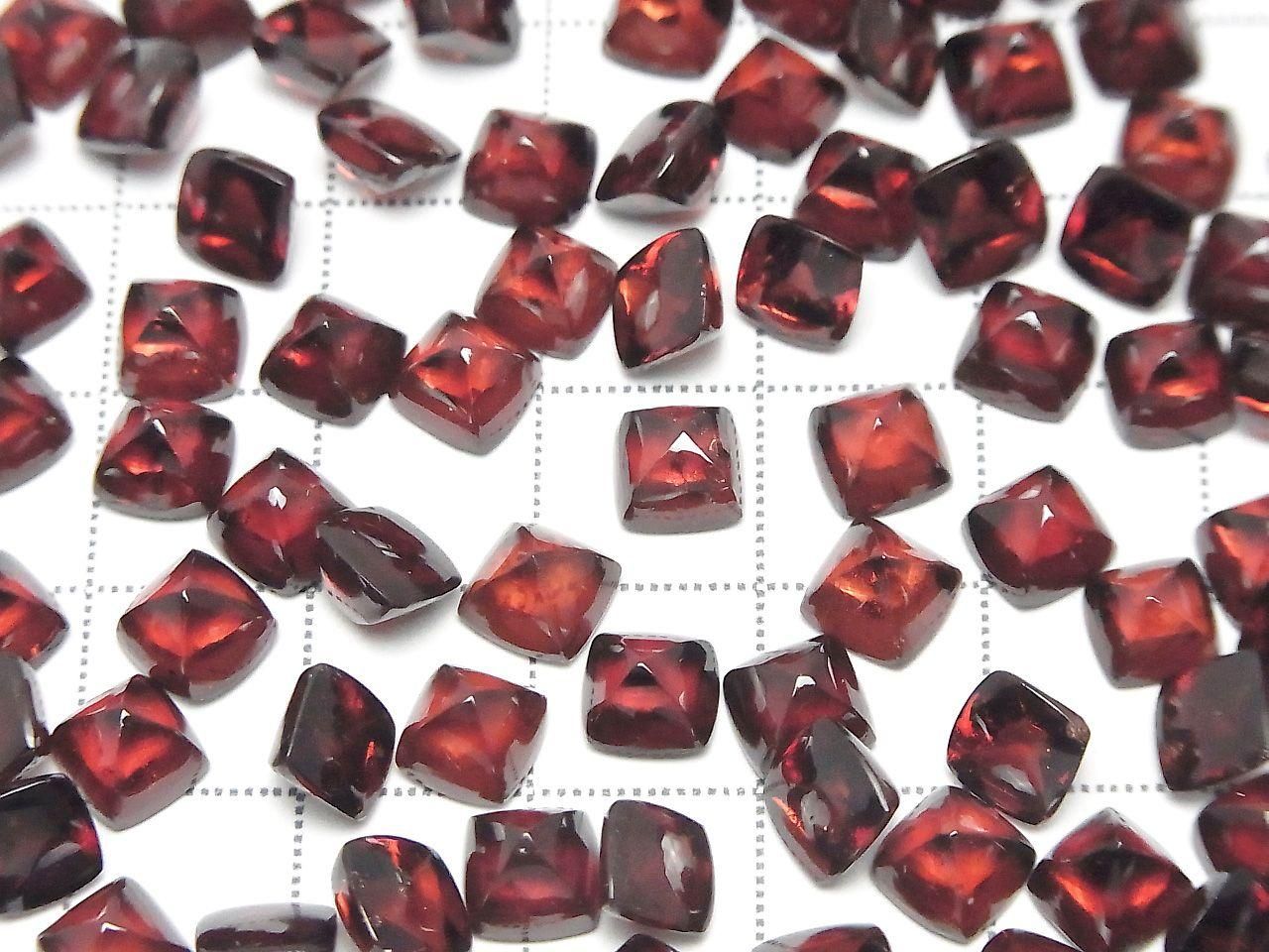 Grenat du Mozambique de haute qualité AAA, taille Sugarloaf 6x6mm, 2 pièces
