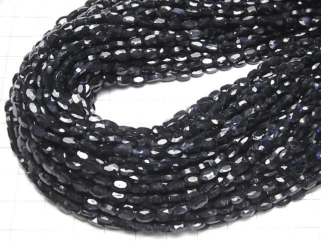 Hochwertig! Saphir AA++ facettiert oval 6x4mm halb oder 1 Strang Perlen (ca. 15 Zoll/36 cm)