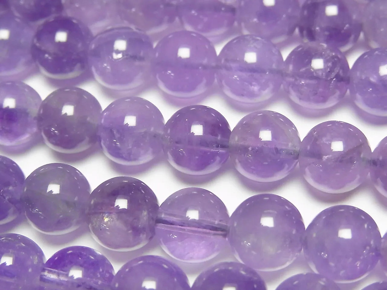 Amethyst AA Round 8mm 1strand beads (approx. 15 inches/36 cm)