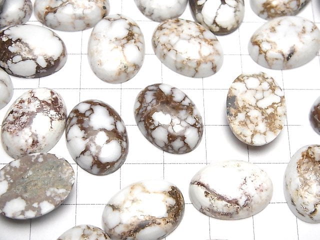 Wildpferd Ovaler Cabochon 20x15mm 1 Stück