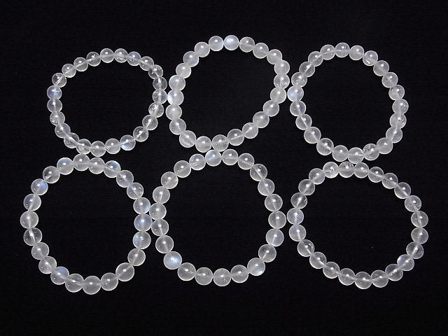 Königsblauer Mondstein AA+ Rund 8mm Armband