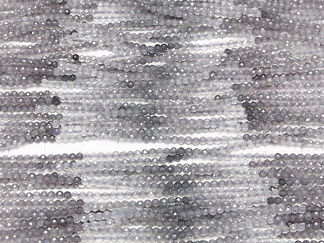 Hochwertig! Blau-Lila Spinell AA++ facettiert Rund 2mm halbe oder 1Strang Perlen (ca. 12inch/30cm)