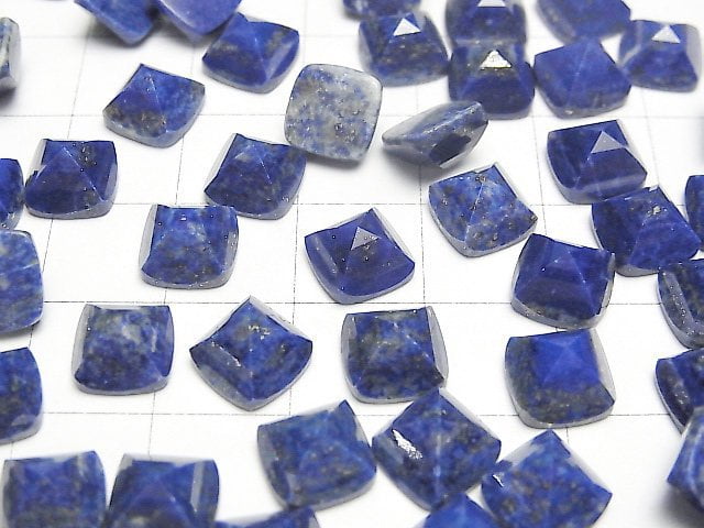 Lapislazuli AA++ Zuckerhut Schliff 8x8mm 2Stk