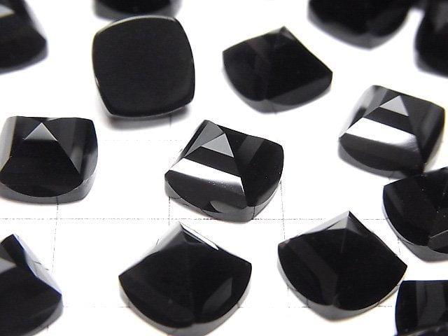 縞瑪瑙 AAA 糖麵包山形切割 10x10mm 2顆