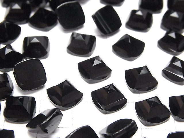 Onyx AAA Zuckerhut Schnitt 10x10mm 2Stücke