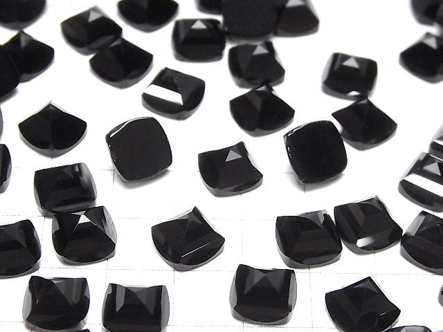 Onyx AAA Zuckerhut Schnitt 10x10mm 2Stücke