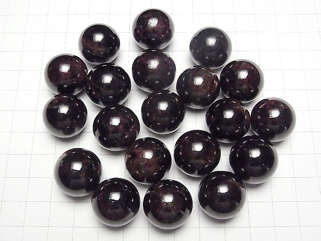Granat AA++ Kugel, Rund 19-20mm 1Stück