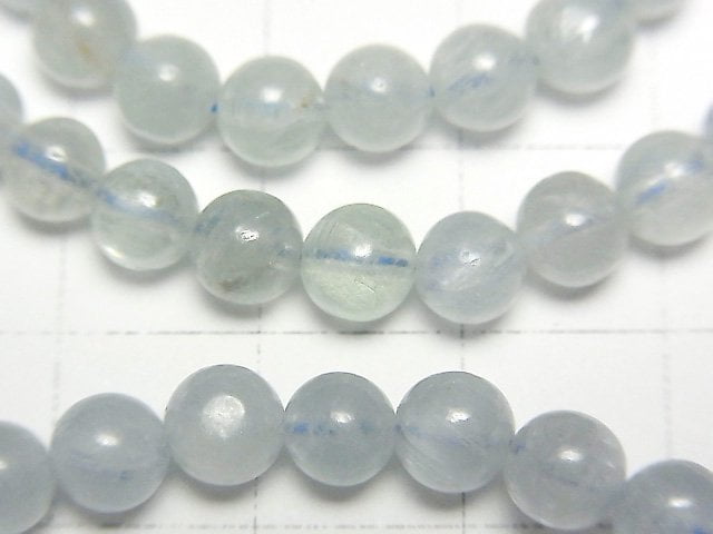 奈及利亞 藍晶石 AA++ 圓珠 6mm 手鍊