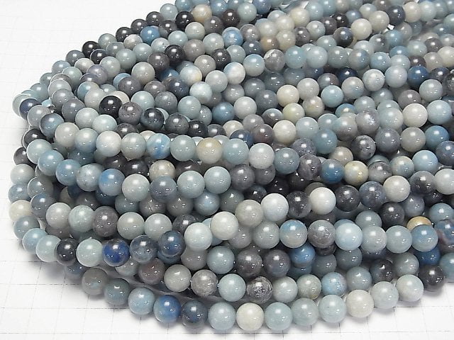 藍線石圓珠 10mm 半串或一串(約15英吋/37公分)